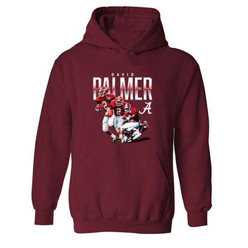 Alabama - Football Alumni : David Palmer - Player Collage Player Collage Hooded Sweatshirt T-Shirts, Hoodie | PureTeeCo.com