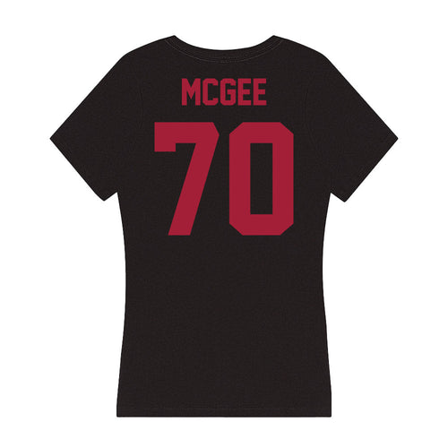 Alabama - Football Alumni : Barry McGee - Women's V-Neck T-Shirt Hoodie, Sweatshirt | PureTeeCo.com (Image 2)