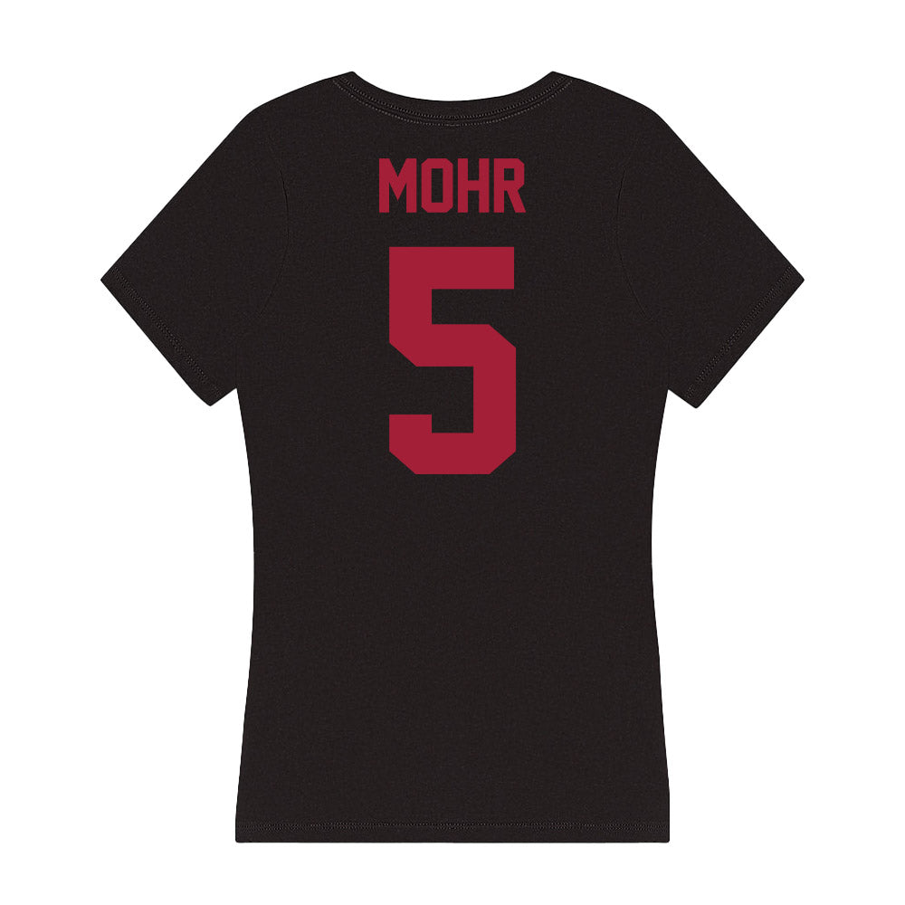 Alabama - Football Alumni : Chris Mohr - Women's V-Neck T-Shirt Hoodie, Sweatshirt | PureTeeCo.com (Image 2)