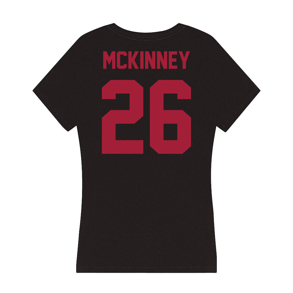 Alabama - Football Alumni : Bobby McKinney - Women's V-Neck T-Shirt Hoodie, Sweatshirt | PureTeeCo.com (Image 2)