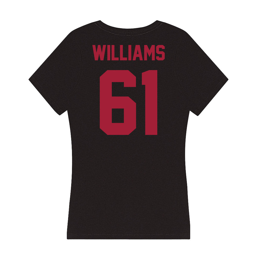 Alabama - Football Alumni : John Byrd Williams - Women's V-Neck T-Shirt Hoodie, Sweatshirt | PureTeeCo.com (Image 2)