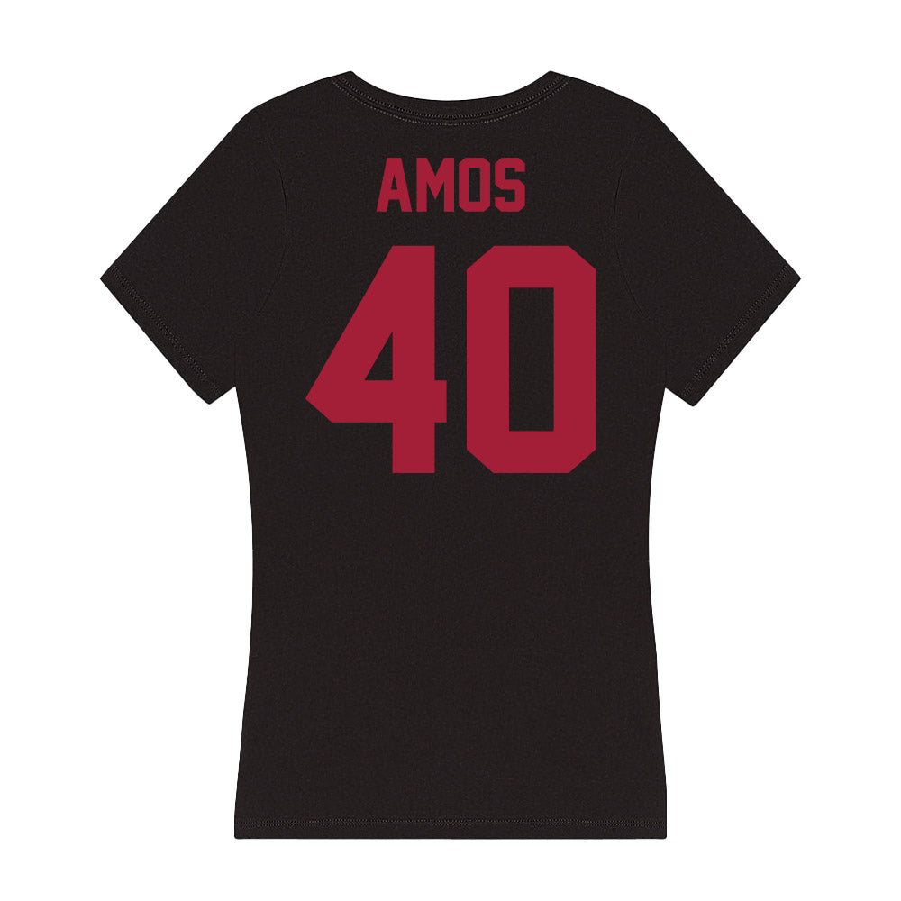 Alabama - Football Alumni : Giles Amos - Women's V-Neck T-Shirt Hoodie, Sweatshirt | PureTeeCo.com (Image 2)