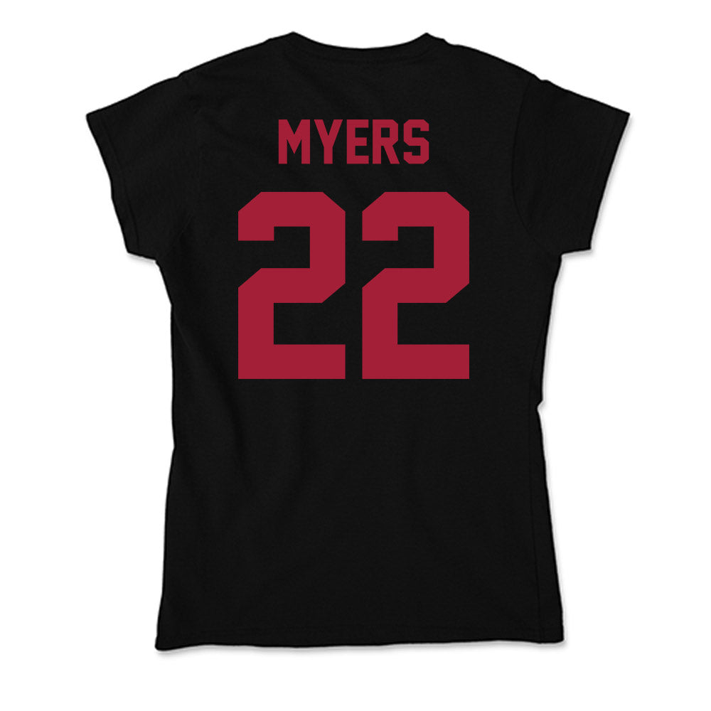 Alabama - NCAA Baseball : Braylon Myers - Soft Style Women‚Äôs T-Shirt Hoodie, Sweatshirt | PureTeeCo.com (Image 2)