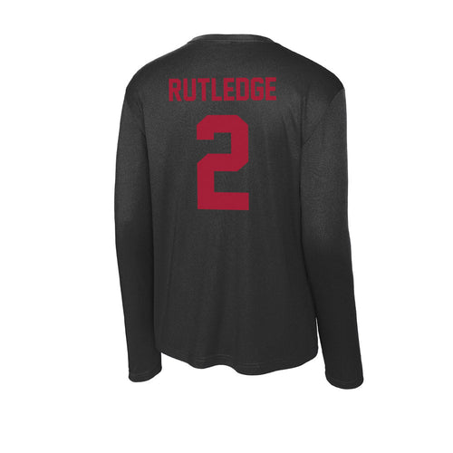 Alabama - Baseball Alumni : Josh Rutledge - Activewear Long Sleeve T-Shirt Hoodie, Sweatshirt | PureTeeCo.com (Image 2)