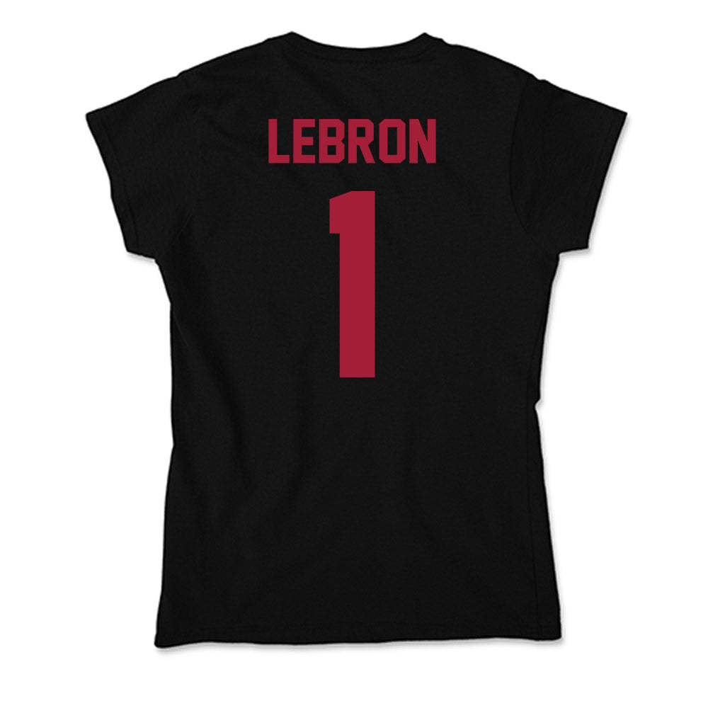 Alabama - NCAA Baseball : Justin Lebron - Soft Style Women‚Äôs T-Shirt Hoodie, Sweatshirt | PureTeeCo.com (Image 2)
