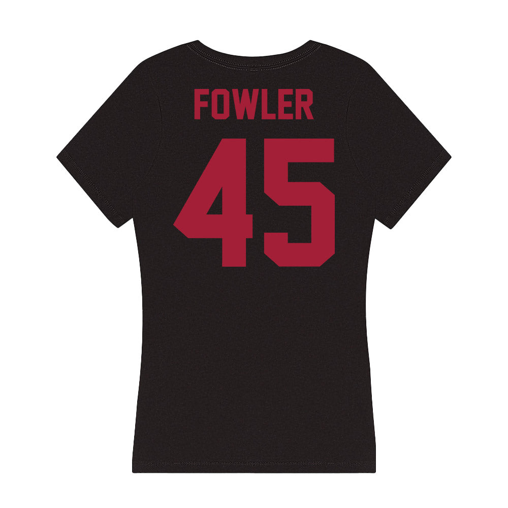 Alabama - Football Alumni : Jalston Fowler - Women's V-Neck T-Shirt Hoodie, Sweatshirt | PureTeeCo.com (Image 2)