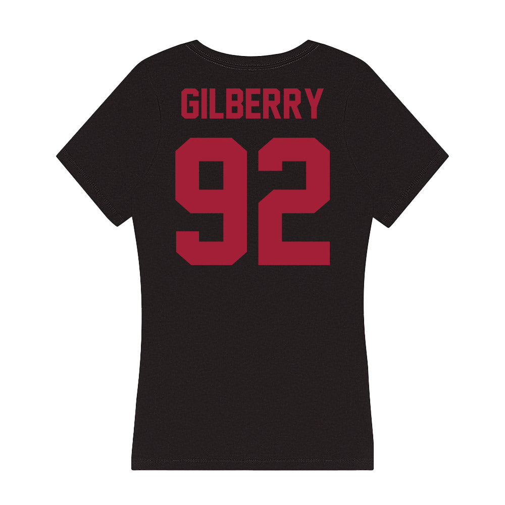 Alabama - Football Alumni : Wallace Gilberry - Women's V-Neck T-Shirt Hoodie, Sweatshirt | PureTeeCo.com (Image 2)