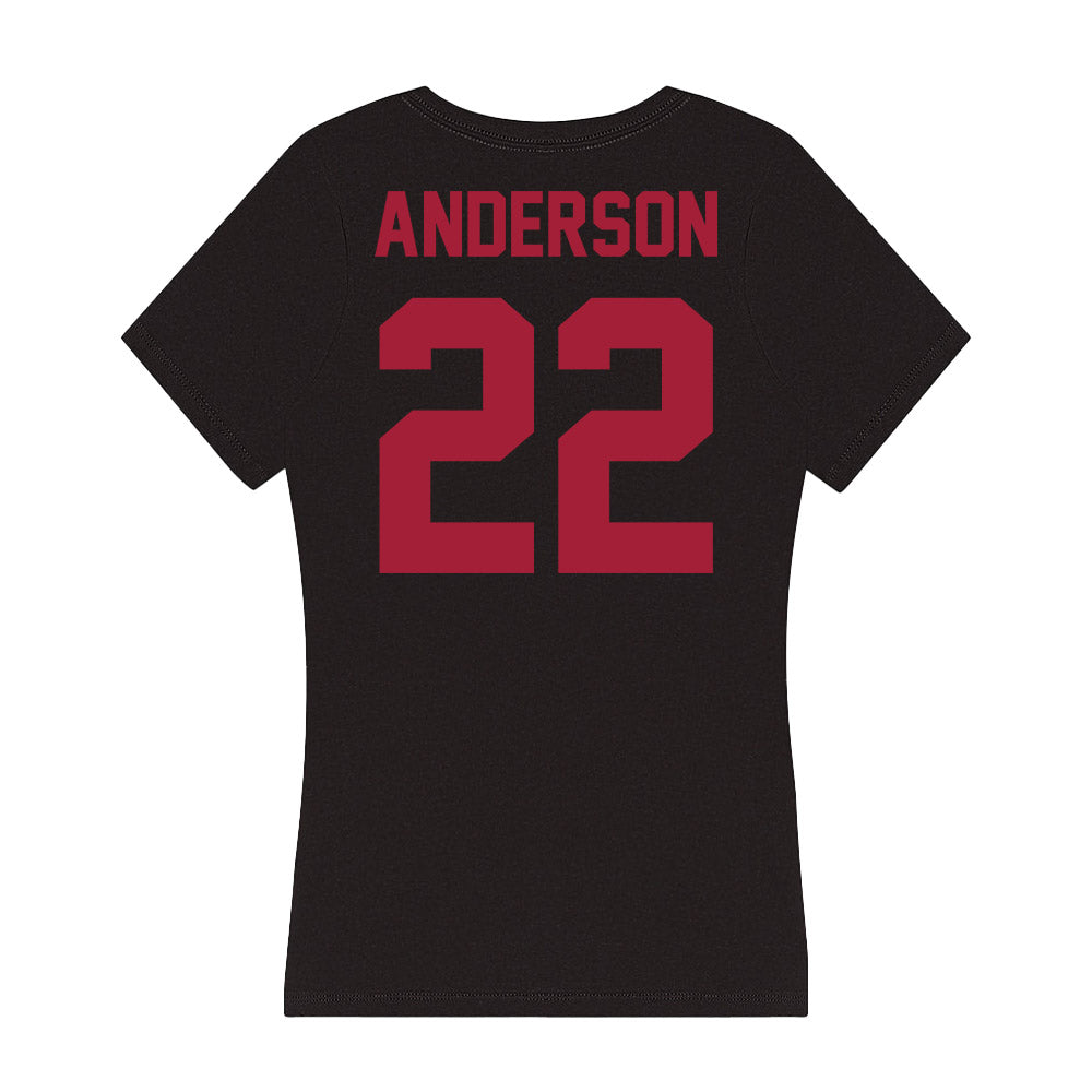 Alabama - Football Alumni : Ryan Anderson - Women's V-Neck T-Shirt Hoodie, Sweatshirt | PureTeeCo.com (Image 2)