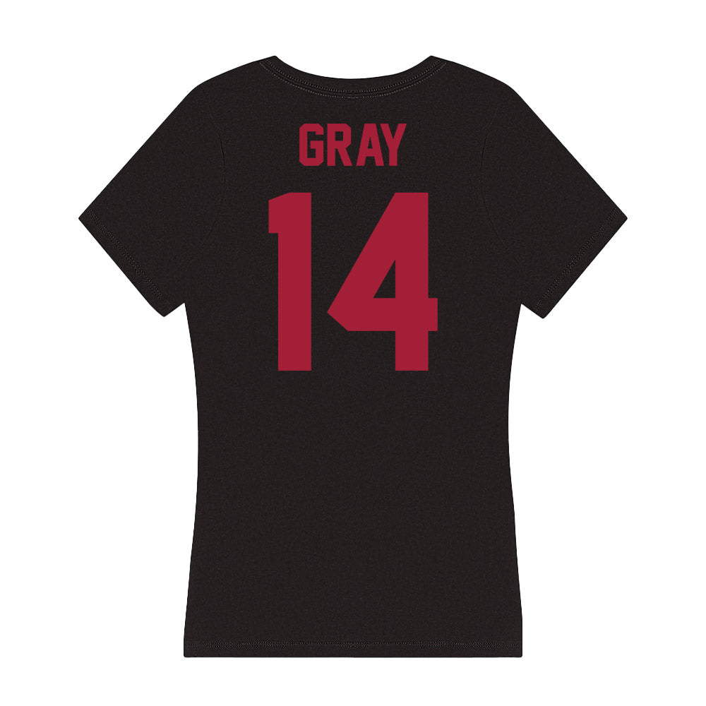 Alabama - Football Alumni : Alan Gray - Women's V-Neck T-Shirt Hoodie, Sweatshirt | PureTeeCo.com (Image 2)