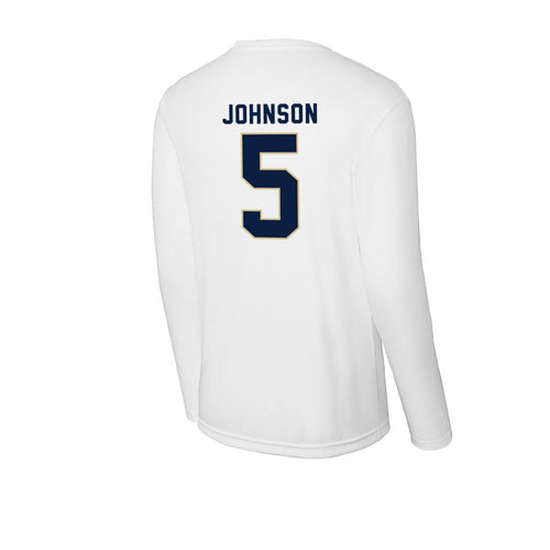 Akron - NCAA Men's Basketball : Tavari Johnson - Activewear Long Sleeve T-Shirt Hoodie, Sweatshirt | PureTeeCo.com (Image 2)