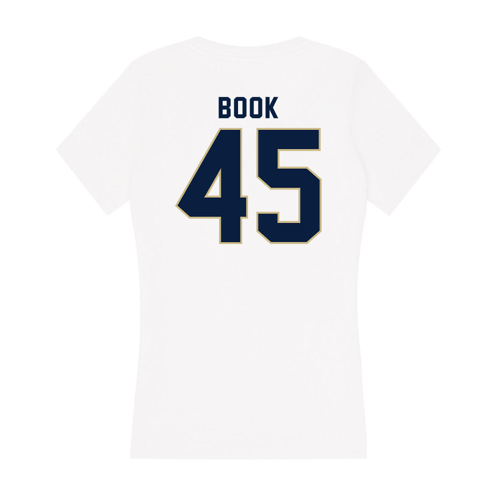 Akron - NCAA Football : Avery Book - Women's V-Neck T-Shirt Hoodie, Sweatshirt | PureTeeCo.com (Image 2)