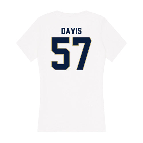 Akron - NCAA Football : Elijah Davis - Women's V-Neck T-Shirt Hoodie, Sweatshirt | PureTeeCo.com (Image 2)
