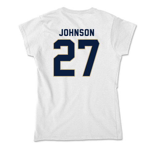 Akron - NCAA Football : Keyveon Johnson - Soft Style Women‚Äôs T-Shirt Hoodie, Sweatshirt | PureTeeCo.com (Image 2)