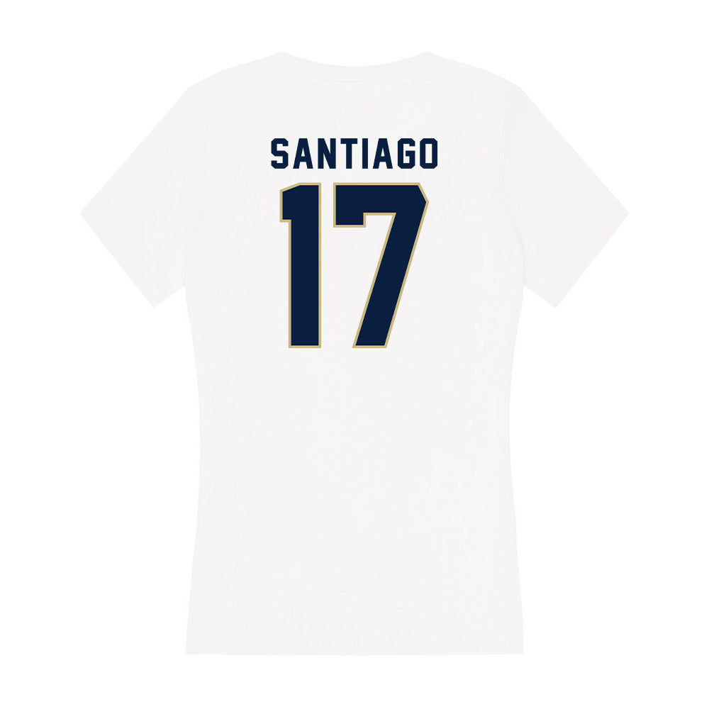 Akron - NCAA Women's Swimming & Diving : Alanis Santiago - Women's V-Neck T-Shirt Hoodie, Sweatshirt (Image 2)