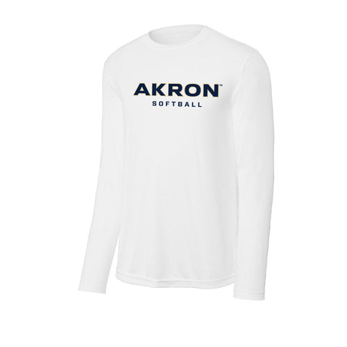Akron - NCAA Softball : Rachel Smigielski - Activewear Long Sleeve T-Shirt Hoodie, Sweatshirt | PureTeeCo.com (Image 1)
