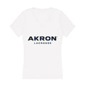 Akron - NCAA Women's Lacrosse : Keira Fontaine - Women's V-Neck T-Shirt Hoodie, Sweatshirt | PureTeeCo.com (Image 1)