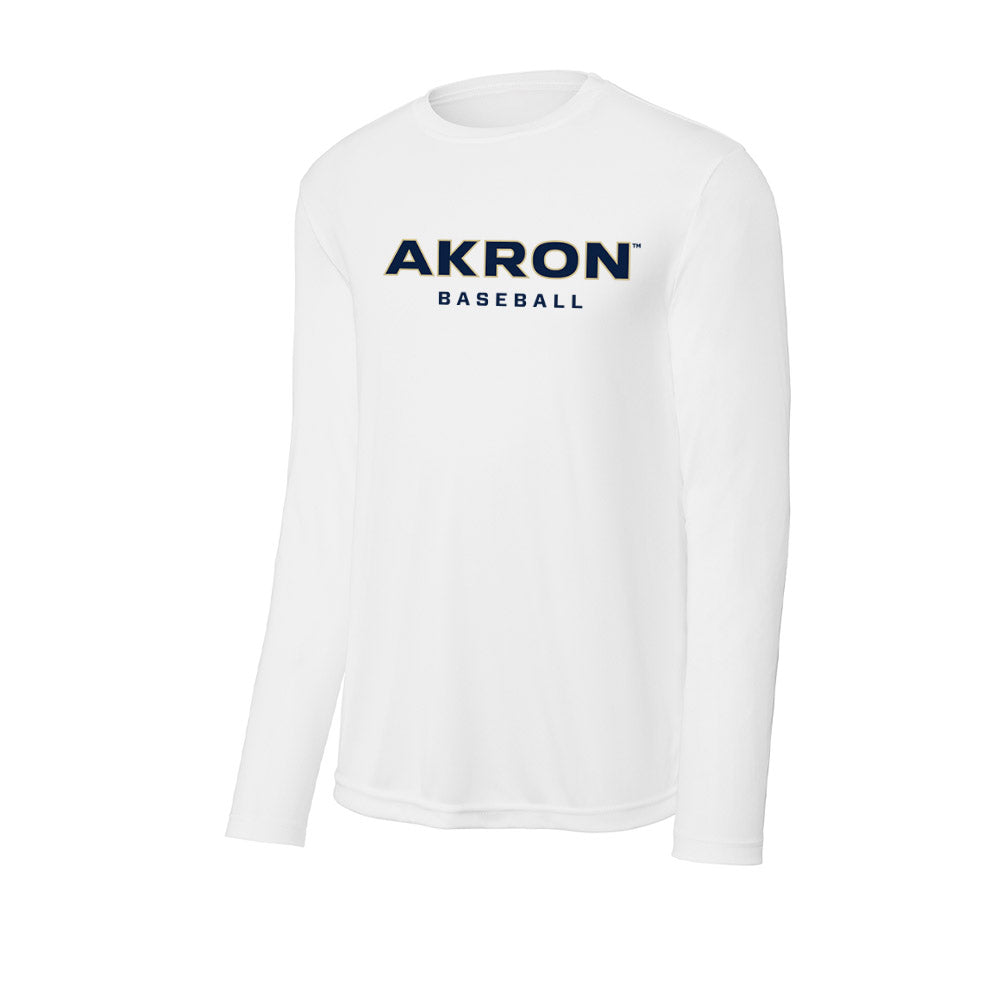 Akron - NCAA Baseball : Jack Kelley - Activewear Long Sleeve T-Shirt Hoodie, Sweatshirt | PureTeeCo.com (Image 1)