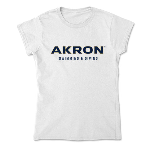 Akron - NCAA Women's Swimming & Diving : Grace Nuhfer - Soft Style Women‚Äôs T-Shirt Hoodie, Sweatshirt (Image 1)