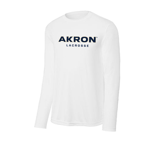 Akron - NCAA Women's Lacrosse : Shaelyn Scharpf - Activewear Long Sleeve T-Shirt Hoodie, Sweatshirt | PureTeeCo.com (Image 1)