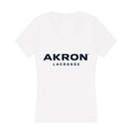 Akron - NCAA Women's Lacrosse : Sarah Baumer - Women's V-Neck T-Shirt Hoodie, Sweatshirt | PureTeeCo.com (Image 1)