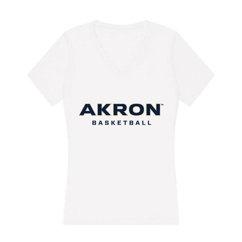 Akron - NCAA Men's Basketball : Marvin Musiime-Kamali - Women's V-Neck T-Shirt Hoodie, Sweatshirt | PureTeeCo.com (Image 1)