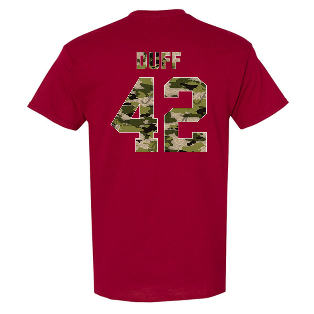Alabama - NCAA Baseball : Ahmaad Duff - Tusk‚Ñ¢ Camo Script A T-Shirt Hoodie, Sweatshirt | PureTeeCo.com (Image 2)