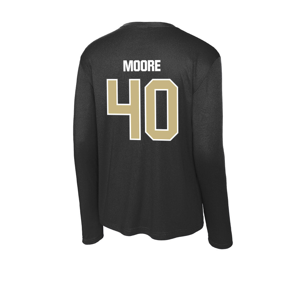 Akron - NCAA Baseball : David Moore - Activewear Long Sleeve T-Shirt Style001 Hoodie, Sweatshirt | PureTeeCo.com (Image 2)