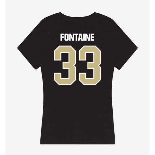 Akron - NCAA Women's Lacrosse : Keira Fontaine - Women's V-Neck T-Shirt Style001 Hoodie, Sweatshirt | PureTeeCo.com (Image 2)