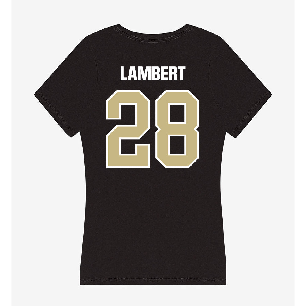Akron - NCAA Women's Soccer : Addison Lambert - Women's V-Neck T-Shirt Style001 Hoodie, Sweatshirt | PureTeeCo.com (Image 2)