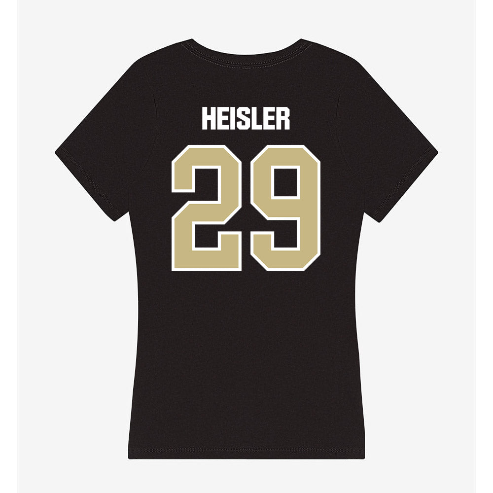 Akron - NCAA Baseball : Will Heisler - Women's V-Neck T-Shirt Style001 Hoodie, Sweatshirt | PureTeeCo.com (Image 2)