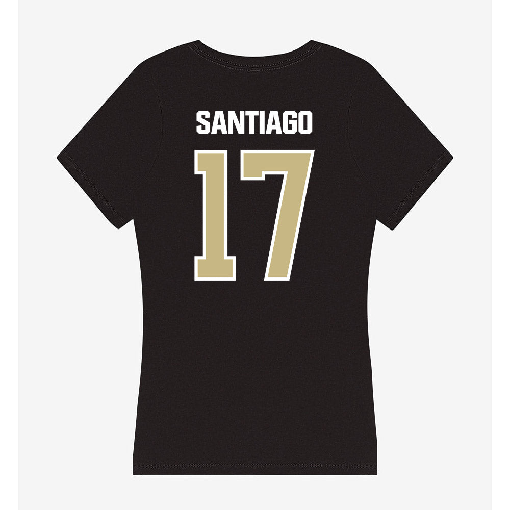 Akron - NCAA Women's Swimming & Diving : Alanis Santiago - Women's V-Neck T-Shirt Style001 Hoodie, Sweatshirt (Image 2)