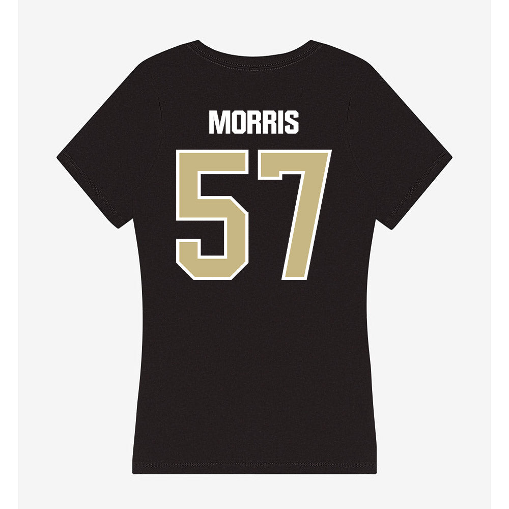 Akron - NCAA Football : Delvin Morris - Women's V-Neck T-Shirt Style001 Hoodie, Sweatshirt | PureTeeCo.com (Image 2)