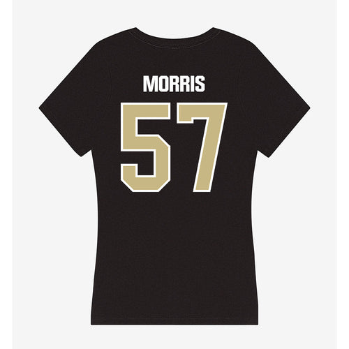 Akron - NCAA Football : Delvin Morris - Women's V-Neck T-Shirt Style001 Hoodie, Sweatshirt | PureTeeCo.com (Image 2)