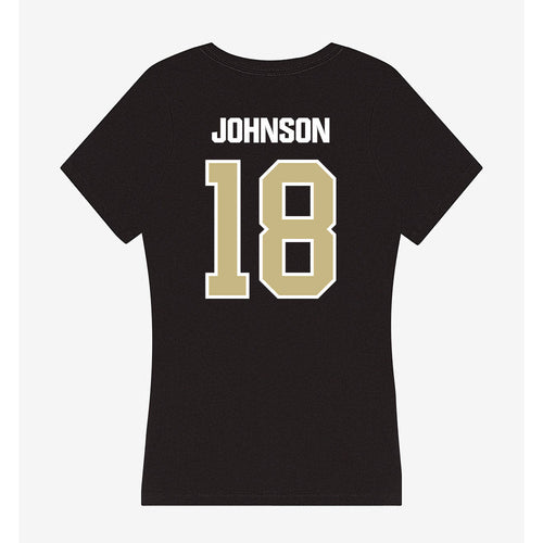 Akron - NCAA Football : DiMarco Johnson - Women's V-Neck T-Shirt Style001 Hoodie, Sweatshirt | PureTeeCo.com (Image 2)