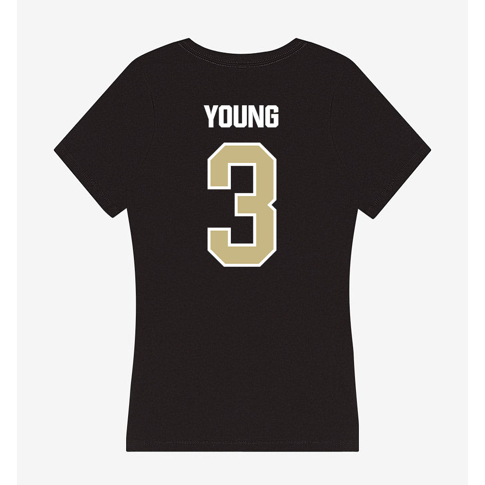 Akron - NCAA Men's Basketball : Sharron Young - Women's V-Neck T-Shirt Style001 Hoodie, Sweatshirt | PureTeeCo.com (Image 2)