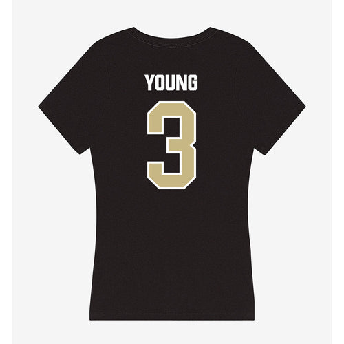Akron - NCAA Men's Basketball : Sharron Young - Women's V-Neck T-Shirt Style001 Hoodie, Sweatshirt | PureTeeCo.com (Image 2)