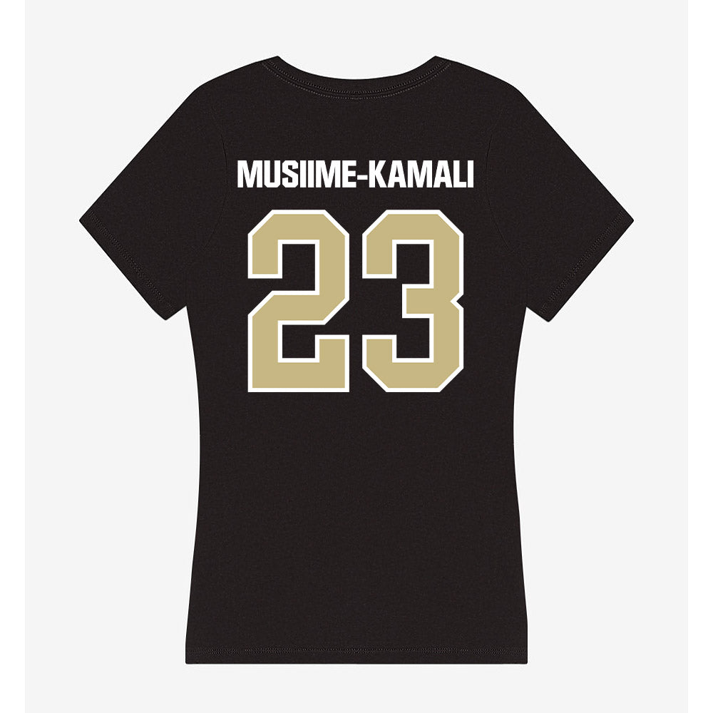 Akron - NCAA Men's Basketball : Marvin Musiime-Kamali - Women's V-Neck T-Shirt Style001 Hoodie, Sweatshirt (Image 2)