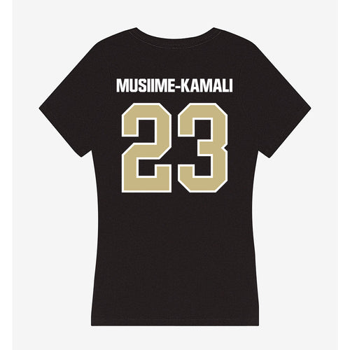 Akron - NCAA Men's Basketball : Marvin Musiime-Kamali - Women's V-Neck T-Shirt Style001 Hoodie, Sweatshirt (Image 2)