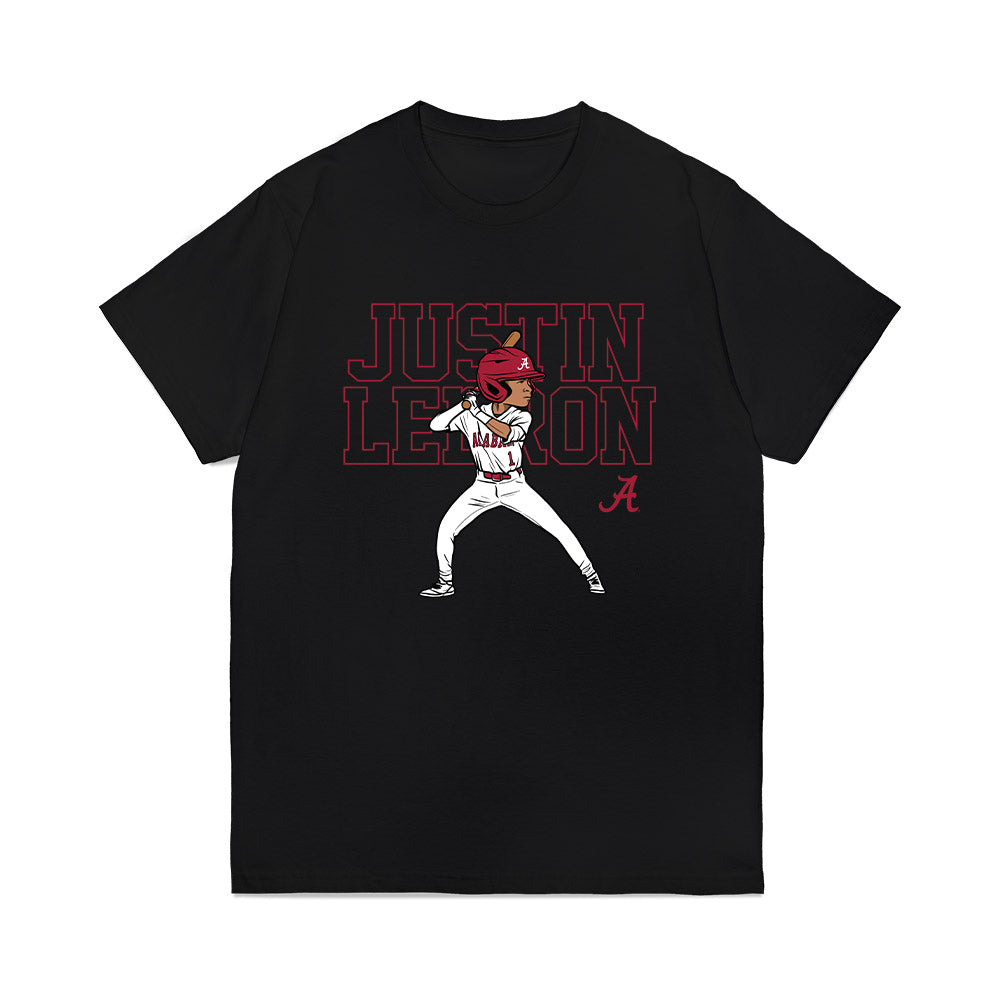 Alabama - NCAA Baseball : Justin Lebron - Player Illustration Premium T-Shirt Hoodie, Sweatshirt | PureTeeCo.com
