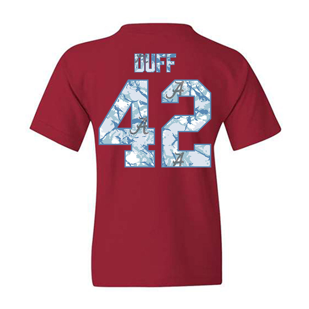 Alabama - NCAA Baseball : Ahmaad Duff - Hydrobama‚Ñ¢ Youth T-Shirt Style001 Hoodie, Sweatshirt | PureTeeCo.com (Image 2)