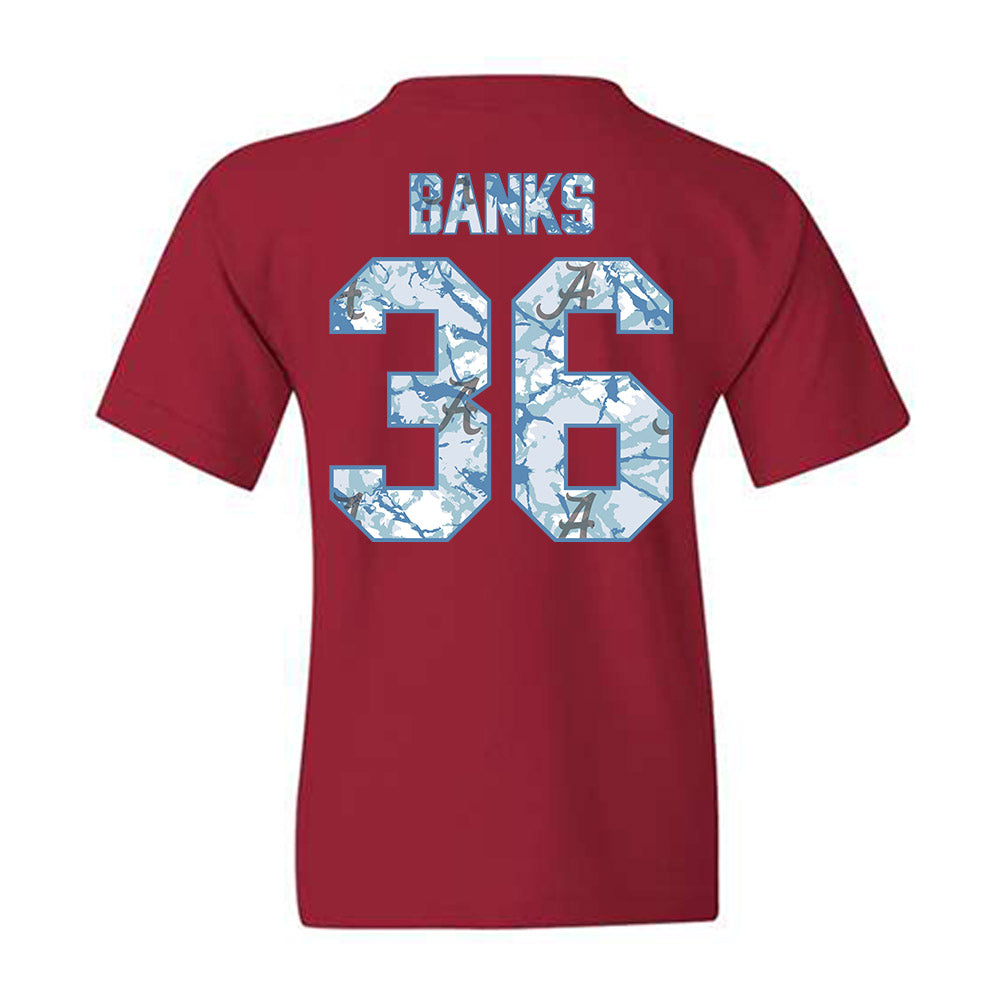 Alabama - NCAA Baseball : Hagan Banks - Hydrobama‚Ñ¢ Youth T-Shirt Style001 Hoodie, Sweatshirt | PureTeeCo.com (Image 2)