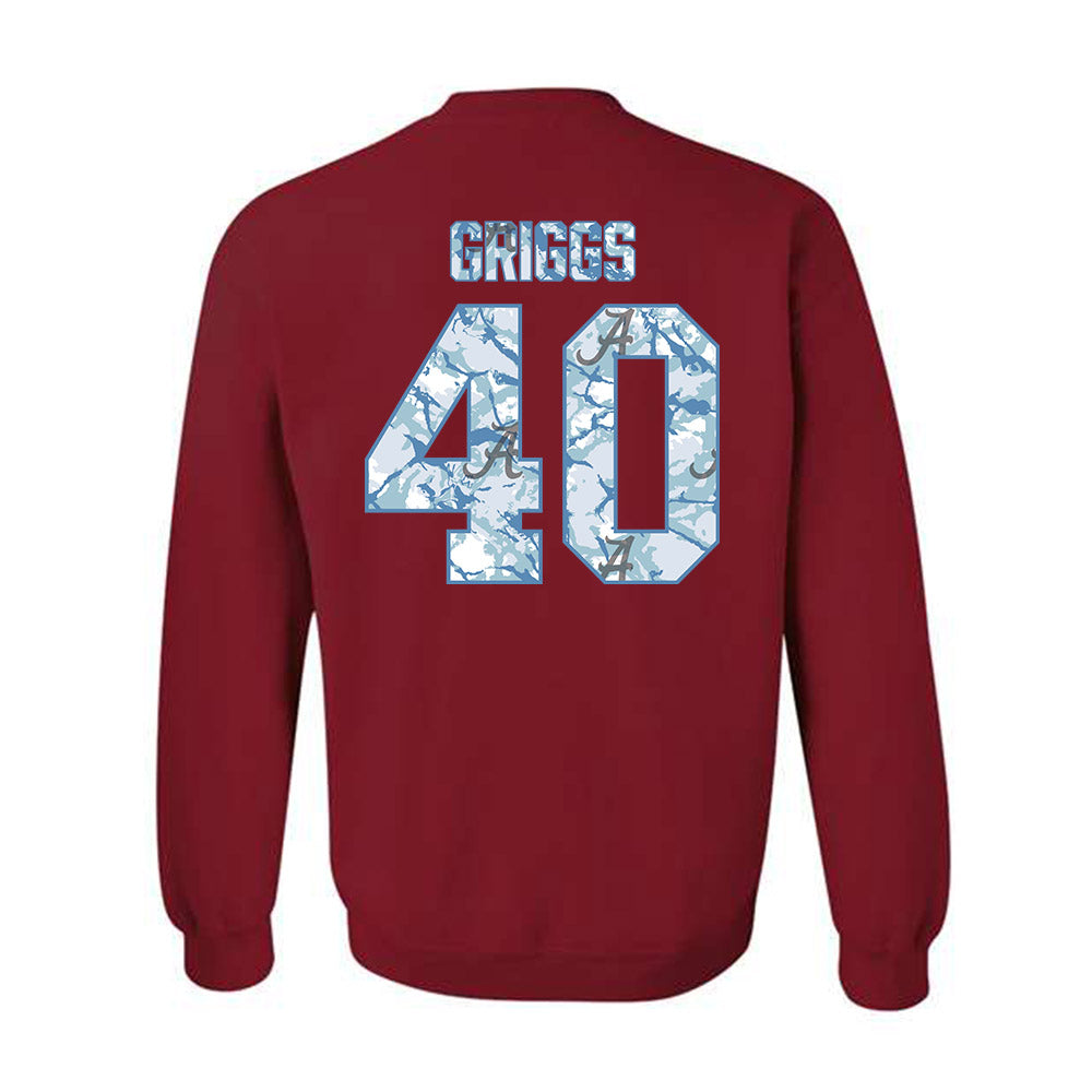 Alabama - NCAA Baseball : Sean Griggs - Hydrobama‚Ñ¢ Crewneck Sweatshirt T-Shirts, Hoodie | PureTeeCo.com (Image 2)
