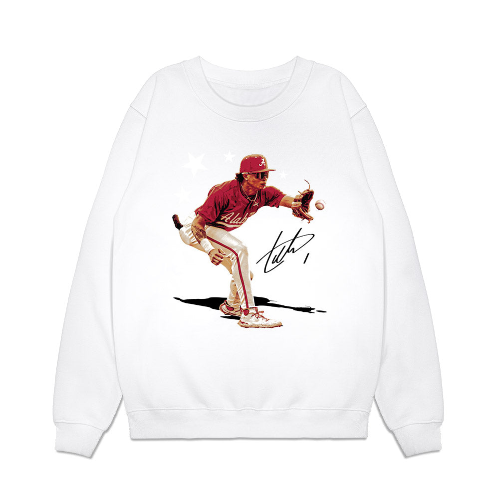 Alabama - NCAA Baseball : Justin Lebron - Premium Crewneck Sweatshirt T-Shirts, Hoodie | PureTeeCo.com