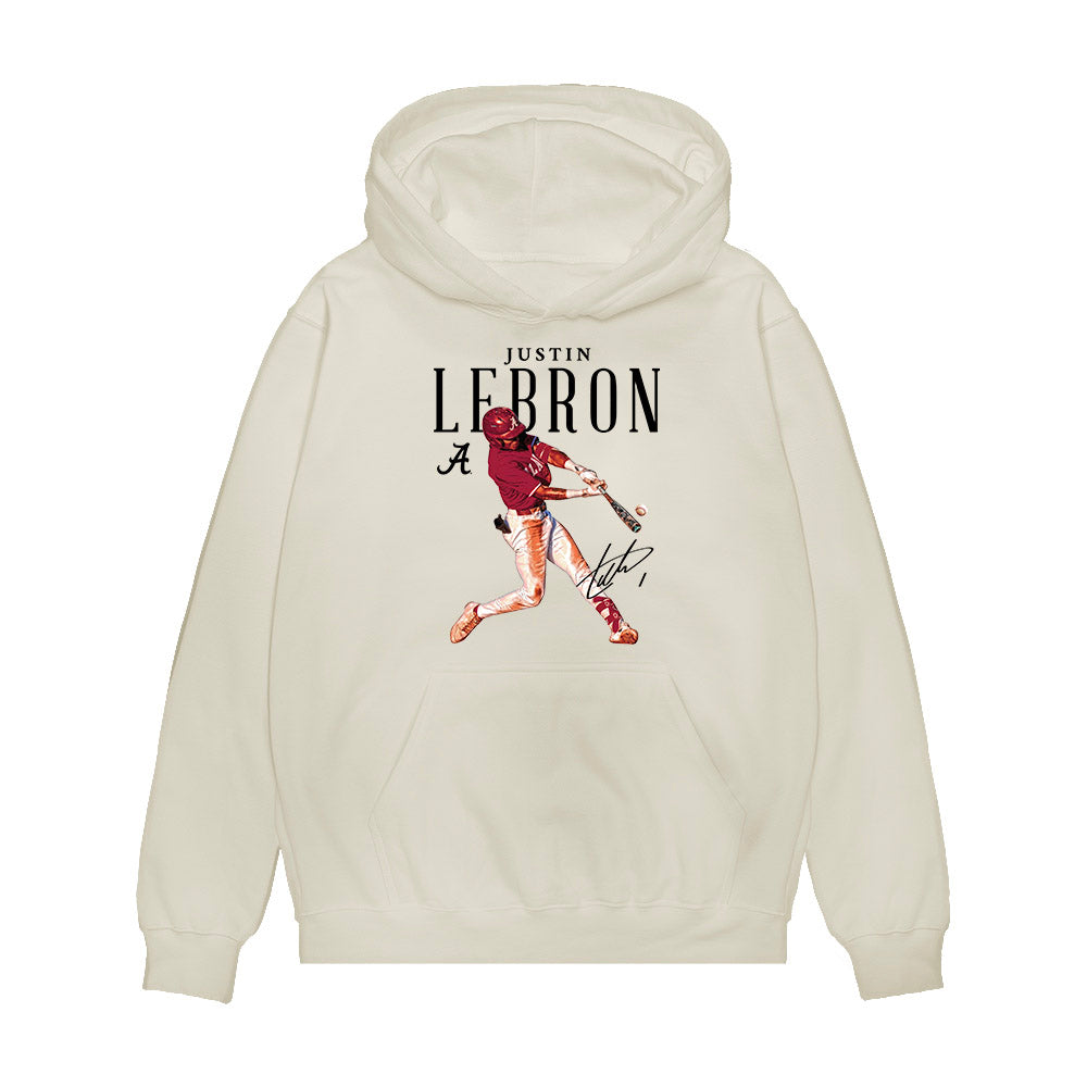 Alabama - NCAA Baseball : Justin Lebron - Premium Hooded Sweatshirt Style001 T-Shirts, Hoodie | PureTeeCo.com