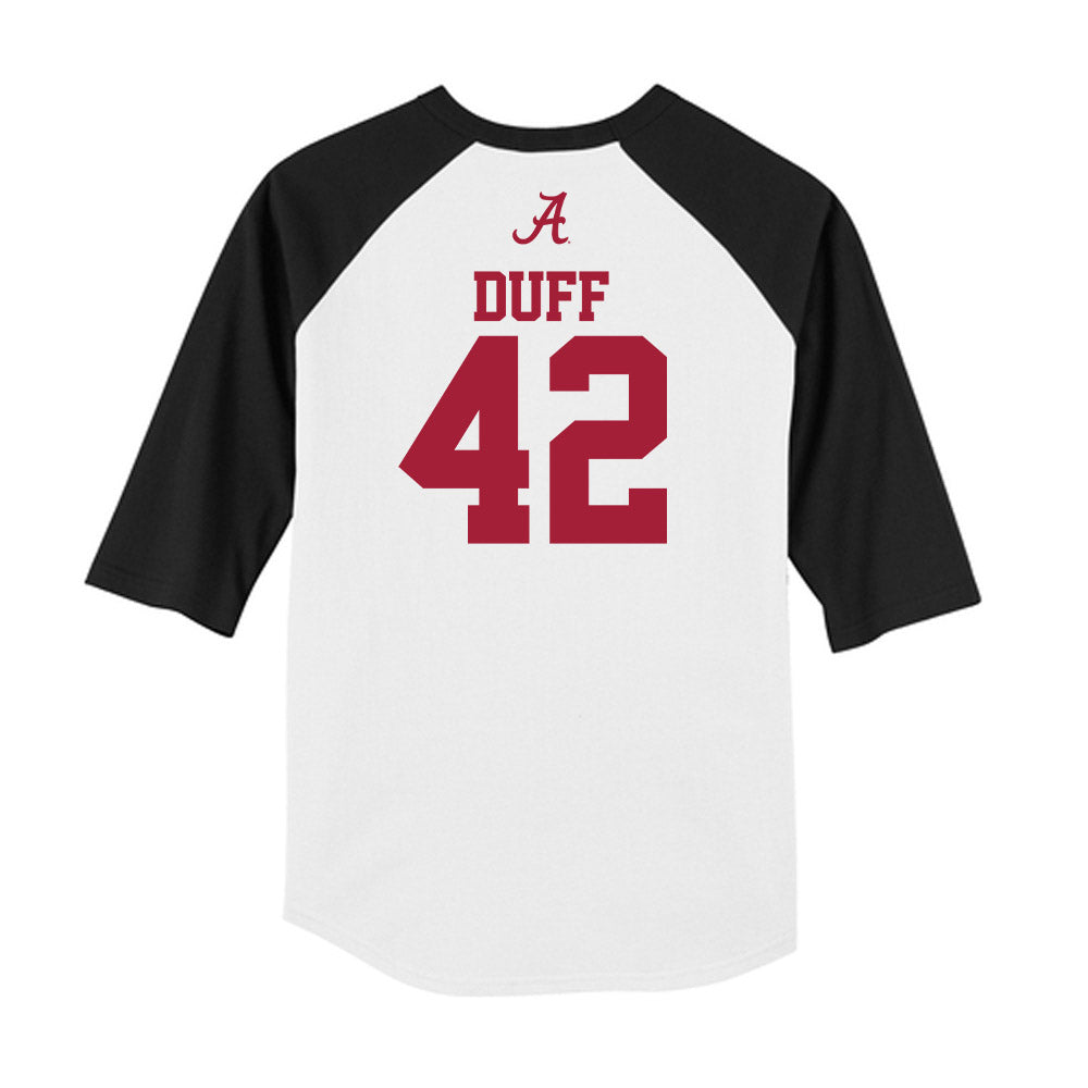 Alabama - NCAA Baseball : Ahmaad Duff - USA Raglan Raglan Shirt Hoodie, Sweatshirt | PureTeeCo.com (Image 2)