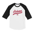 Alabama - NCAA Baseball : Ahmaad Duff - USA Raglan Youth Raglan T-Shirt Hoodie, Sweatshirt | PureTeeCo.com (Image 1)