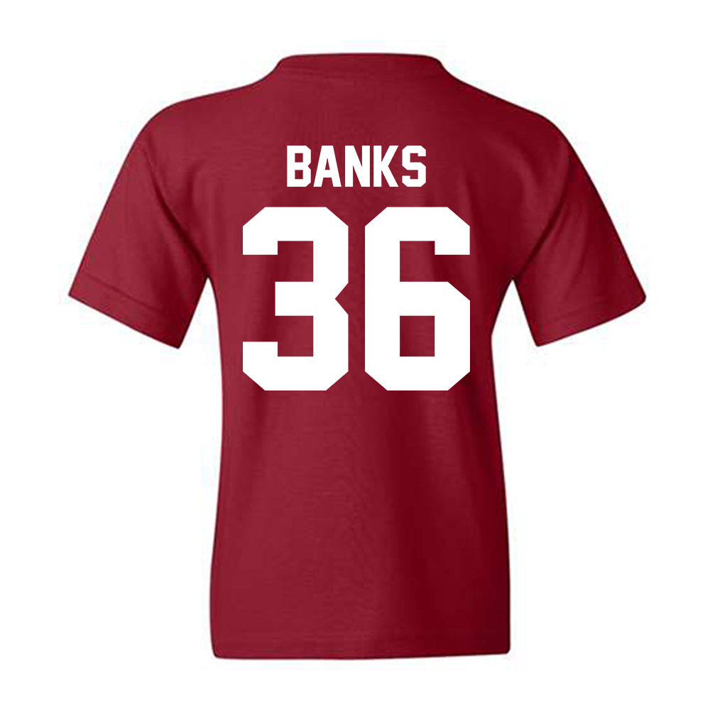 Alabama - NCAA Baseball : Hagan Banks - NCAA¬Æ Replica Shersey Youth T-Shirt Style002 Hoodie, Sweatshirt (Image 2)