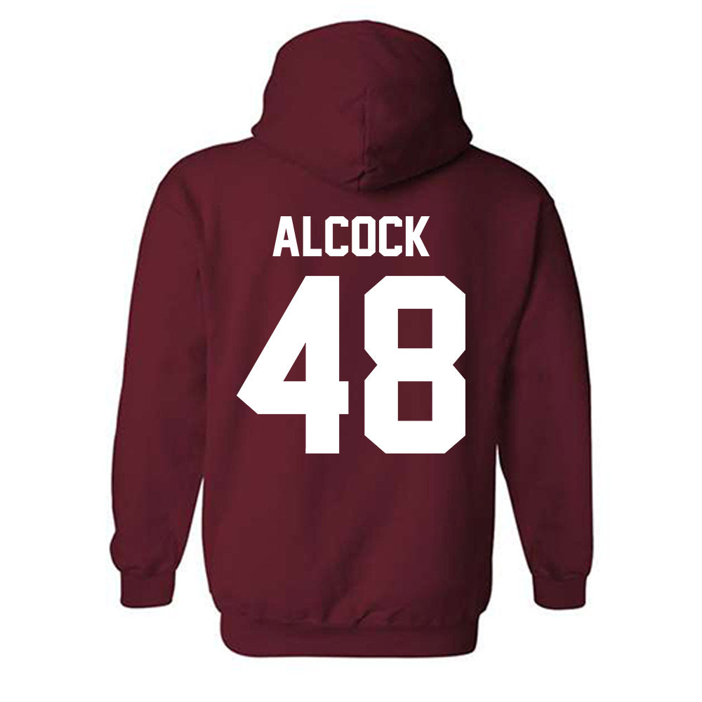 Alabama - NCAA Baseball : Bobby Alcock - NCAA¬Æ Replica Shersey Hooded Sweatshirt Style002 T-Shirts, Hoodie (Image 2)