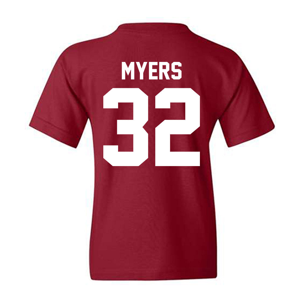 Alabama - NCAA Baseball : Braylon Myers - NCAA¬Æ Replica Shersey Youth T-Shirt Style002 Hoodie, Sweatshirt (Image 2)