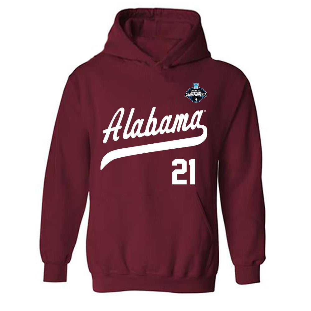 Alabama - NCAA Baseball : Brennen Norton - NCAA¬Æ Replica Shersey Hooded Sweatshirt Style003 T-Shirts, Hoodie (Image 1)
